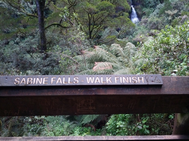 Sabine Falls – Walk Finish